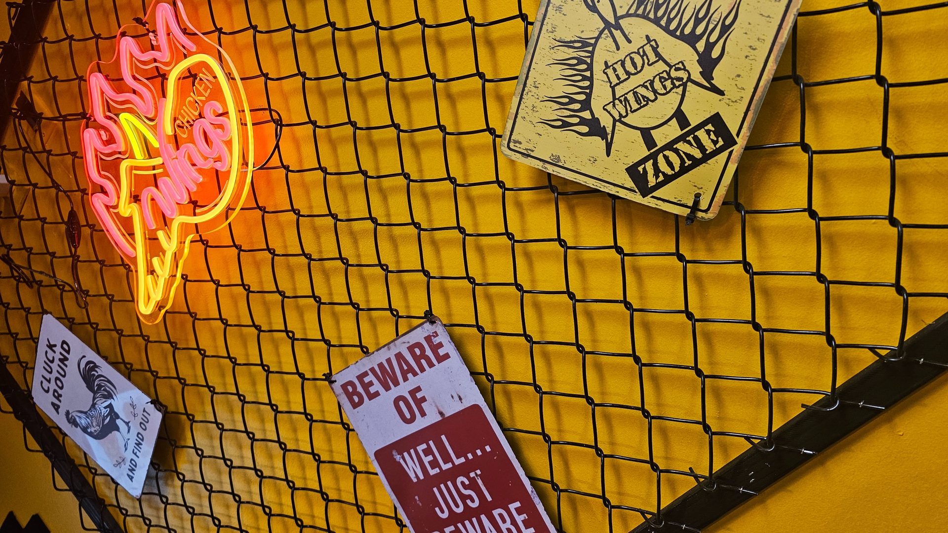 Welcome To Wing Spot by Blue Iguana