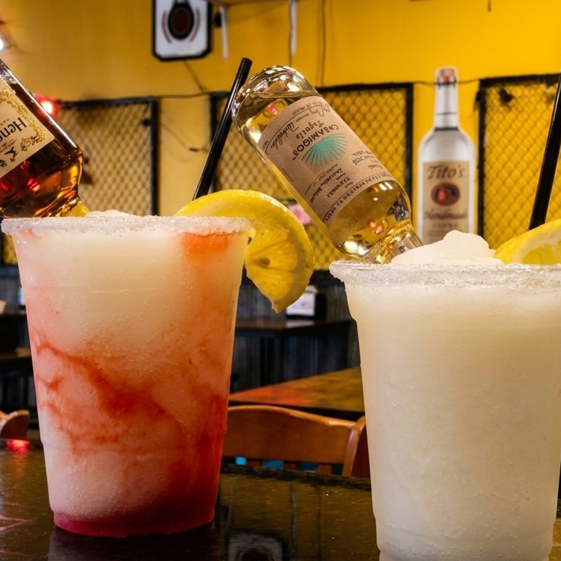 Margaritas, Beer, the Works